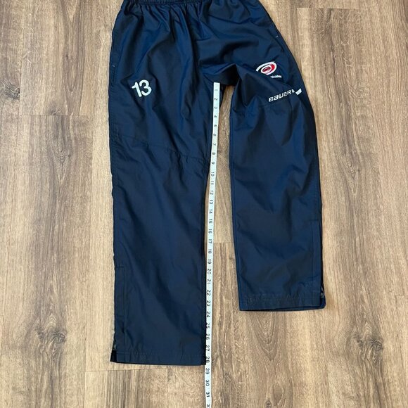 Bauer Team Apparel Hockey Warm Up Pants Carolina Hurricanes Sz XL - Picture 7 of 10